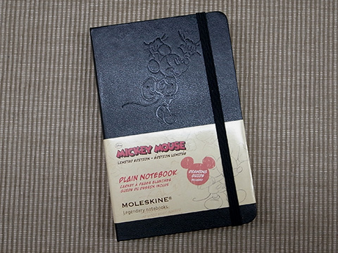 [MOLESKINE]やっぱり使いたい プレーンポケットノートの復活は限定版ディズニーノートブック